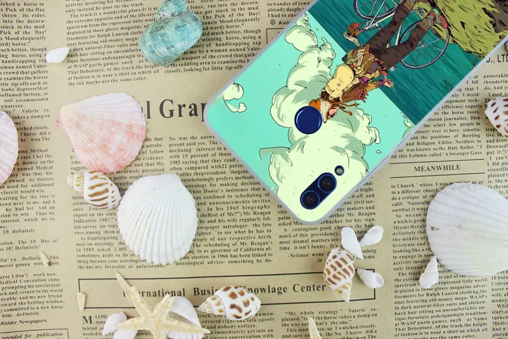 Силиконовый чехол-накладка для телефона чехол путешествий девочек Capinhas Huawei Honor 10i