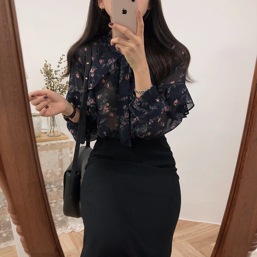 Базовые рубашки блузки женские Япония консервативный стиль милые для девочек