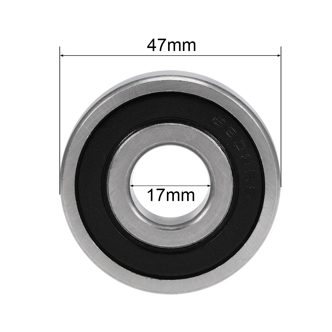 

uxcell 6303-2RS Deep Groove Ball Bearings Z2 17x47x14mm Double Sealed Carbon Steel 2pcs