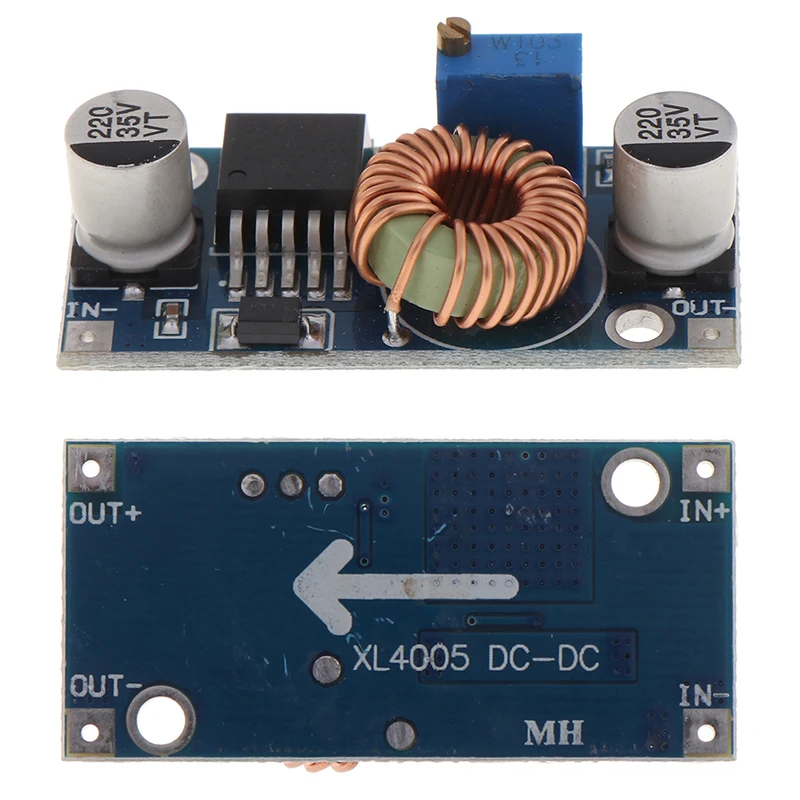 

XL4005 5A Max DC-DC Шаг вниз Регулируемый Питание модуль светодиодный Литий Зарядное устройство доска лучше, чем LM2596