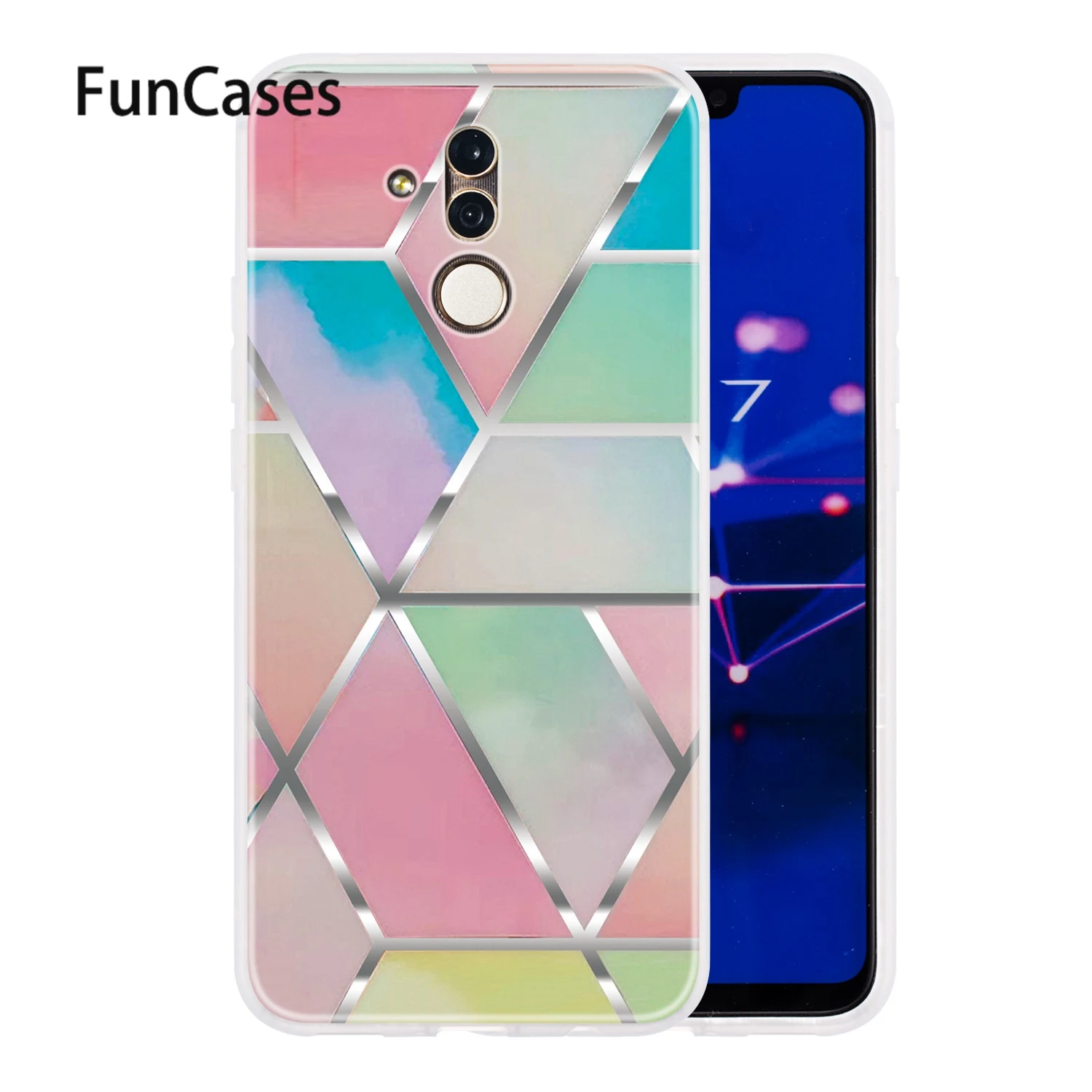 Сетка в полоску Чехлы для estojo huawei Maimang 8 Carcasa с рисунками Броня 7 Коврики 20 Lite 10 30 6
