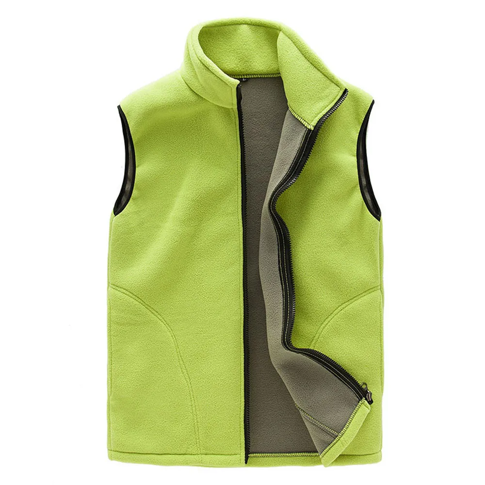 

Outdoor Jacket Vest Women Winter Warm Sport Sleeveless Coat Zip Couples Pockets Women's Coat Jacket