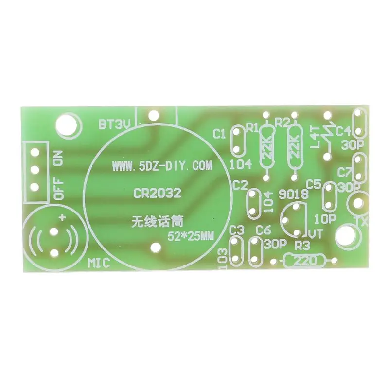 1 шт. простой FM беспроводной микрофон детали для электронных тренировок Набор