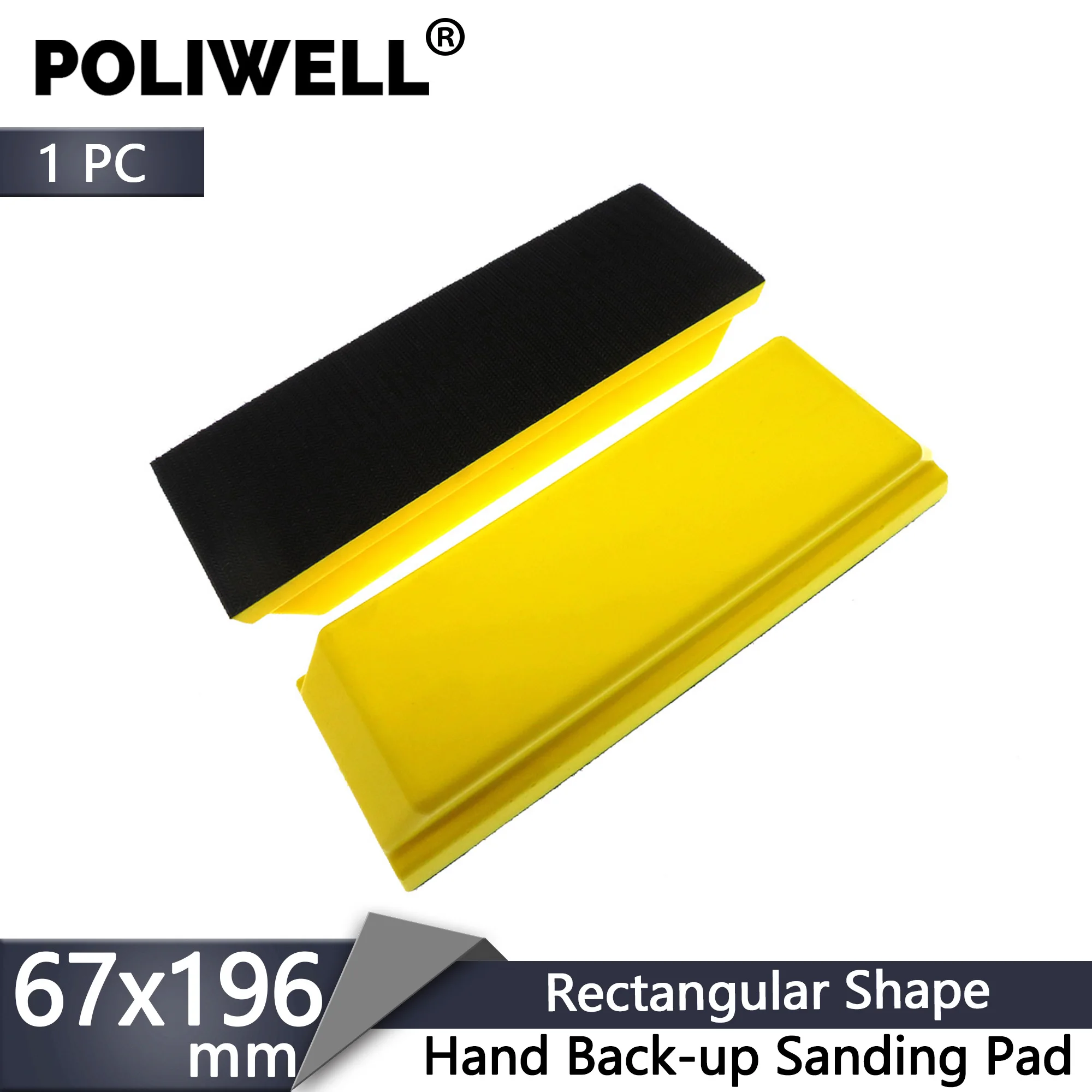 Держатель для шлифовального диска прямоугольный 67x196 мм, 1 шт.