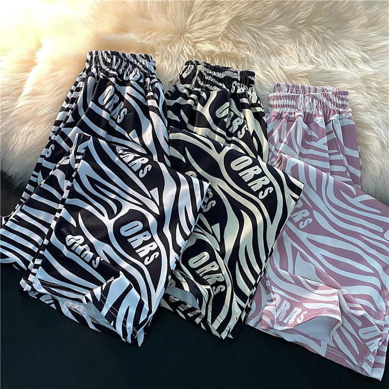 Европейские американские брюки с широкими штанинами в стиле Хай-стрит женские