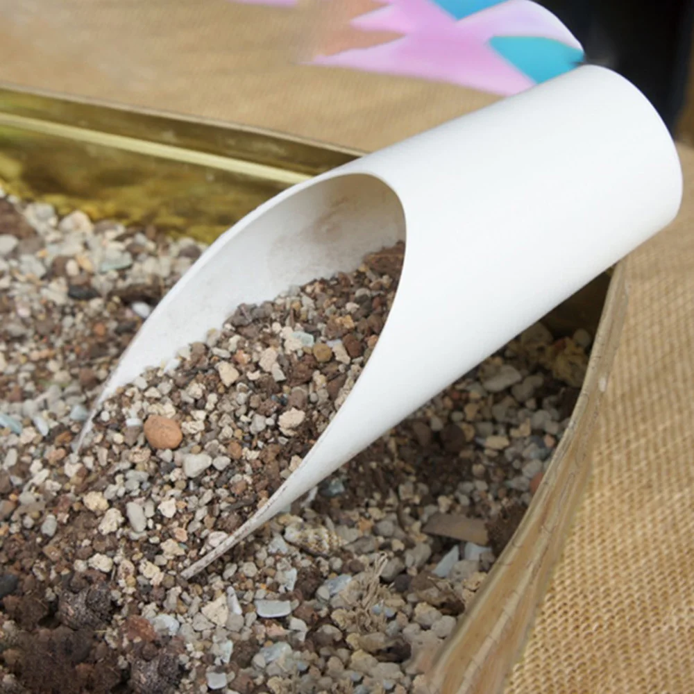 

Plastic Soil Shovel Soil Scoop Spade for Garden Potted Plant Succulent Planting Tools Home Garden Supplies gardening tube shovel