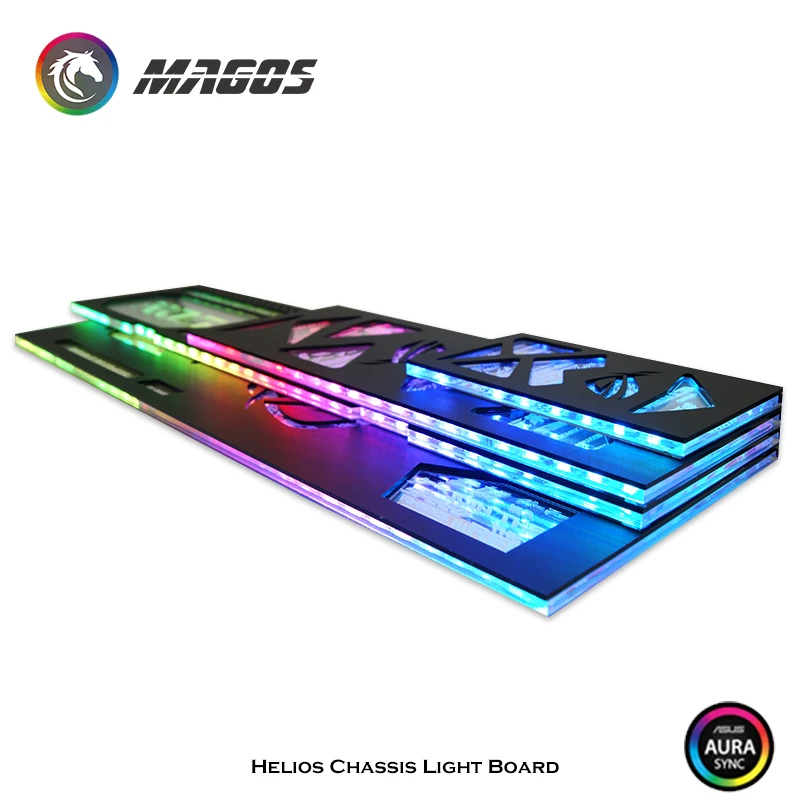 4 в 1 RGB светильник для ASUS ROG Strix Helios 5 В 3 контакта|Кулеры и системы охлаждения