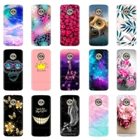 For Moto G6Plus G6Play Case Phone Cover Soft Silicone Fashion Print Back Case For Motorola Moto Plus Play Cases
