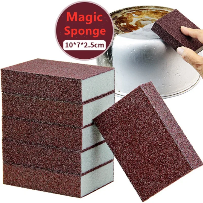 

1/2/4pcs Magic Sponge High Density Emery Melamine Sponge Pot Cleaning Eraser Magic Wipe For Removing Rust Rub For Kitchen