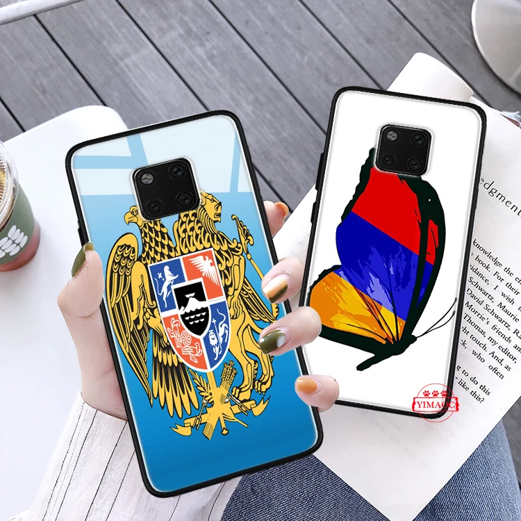 Стеклянный чехол с гербом для huawei P10 P20 P30 Lite Pro P Smart Y6 Prime Y93 mate 20 |