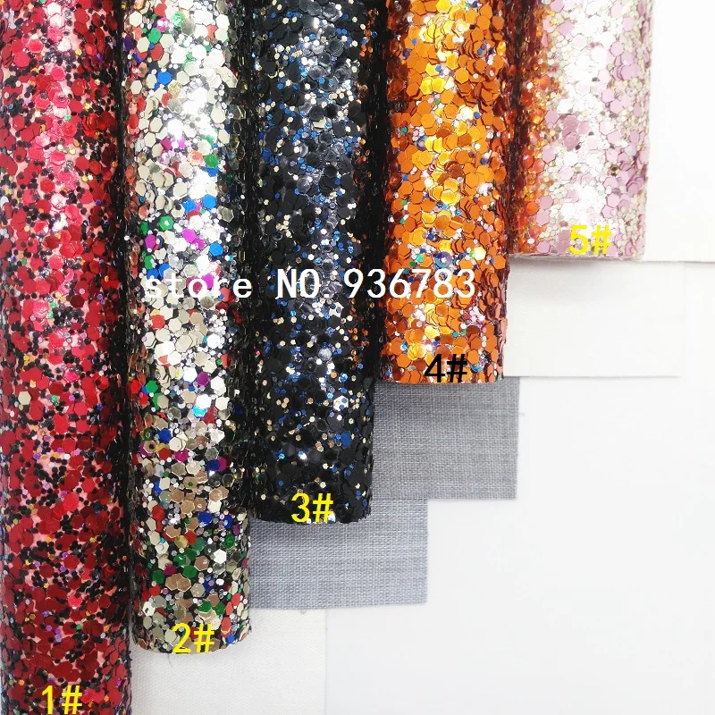 Мини-рулон блестящей ткани MQ073C 30 х134 см блестящая кожа для изготовления бантов