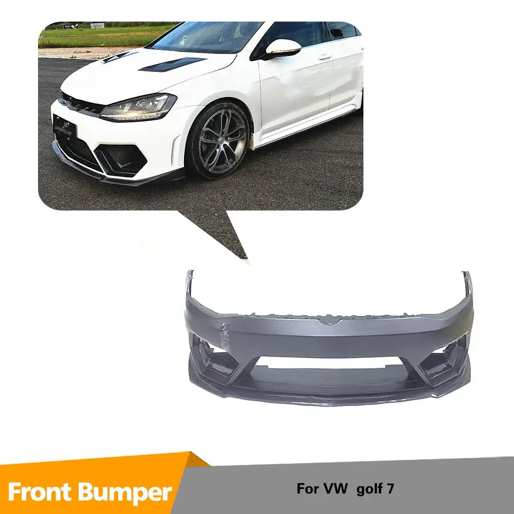 

Автомобильный передний бампер, комплекты кузова для Volkswagen VW Golf 7 2014 2015 2016 2017, передний бампер, губа, подбородок, спойлер