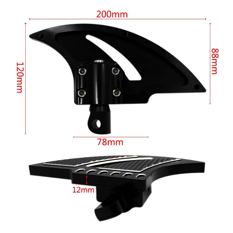 Алюминиевая подставка для ног мотоцикла подножки заготовка MX широкая подножка