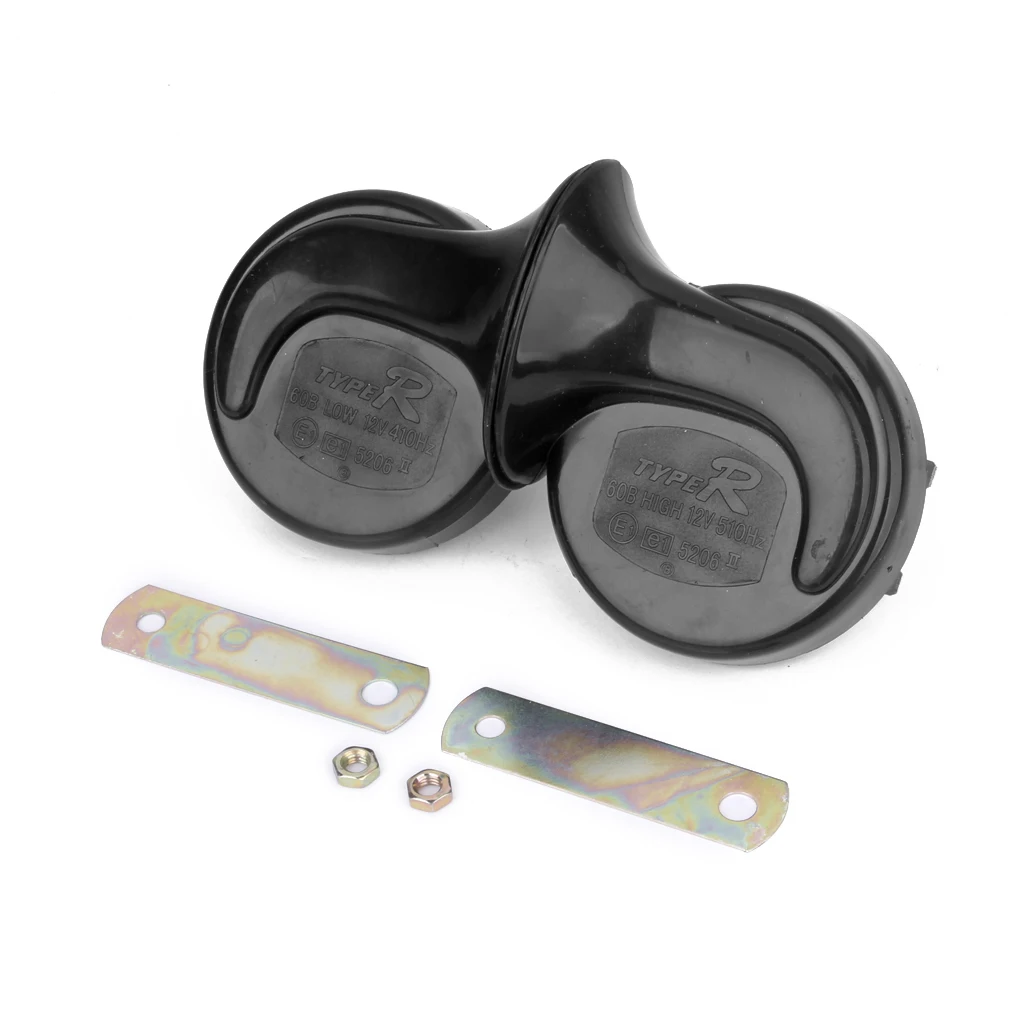 Пара универсальных электрических громких улиток два тона громкие рожки для