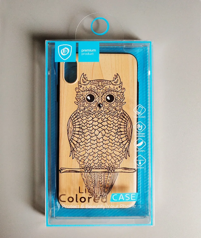 300 шт. чехол для телефона с индивидуальным дизайном Розничная упаковка ПВХ