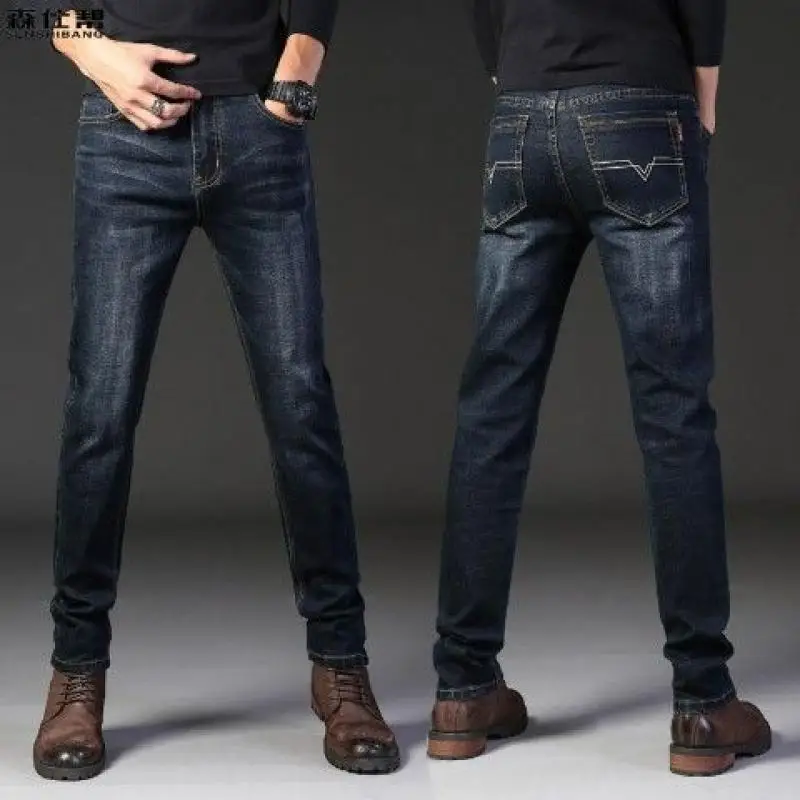 2022 New Arrival High Quality Elastic Slim Jeans Men ,men's Skiny Jeans ,grey Jeans Men,plus-Size 28-40 11 Choices High Quality