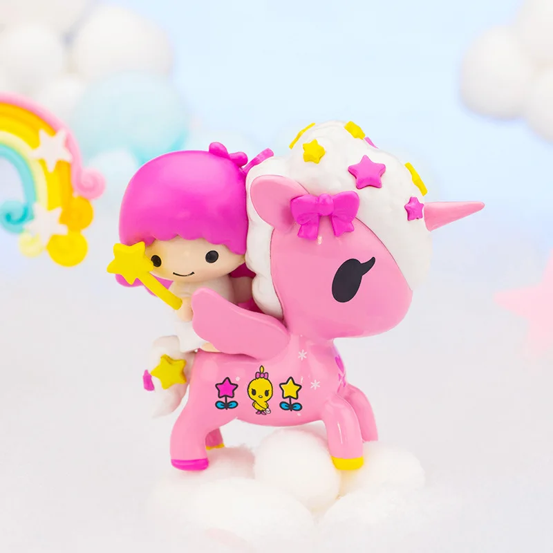 Figuras de acci&oacute;n de Anime Tokidoki, Caja Ciega Original de unicornio, Serie de amigos de H-K, figuras de acci&oacute;n de juguete, modelo de Caja Ciega, regalos de cumplea&ntilde;os-4
