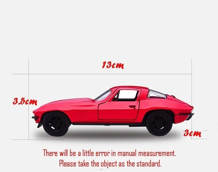 Jada 1:32 Масштаб красный Chevrolet Corvette металлический сплав гоночный автомобиль литые Автомобили Модель игрушки для детей Быстрый Furiou Hots колеса
