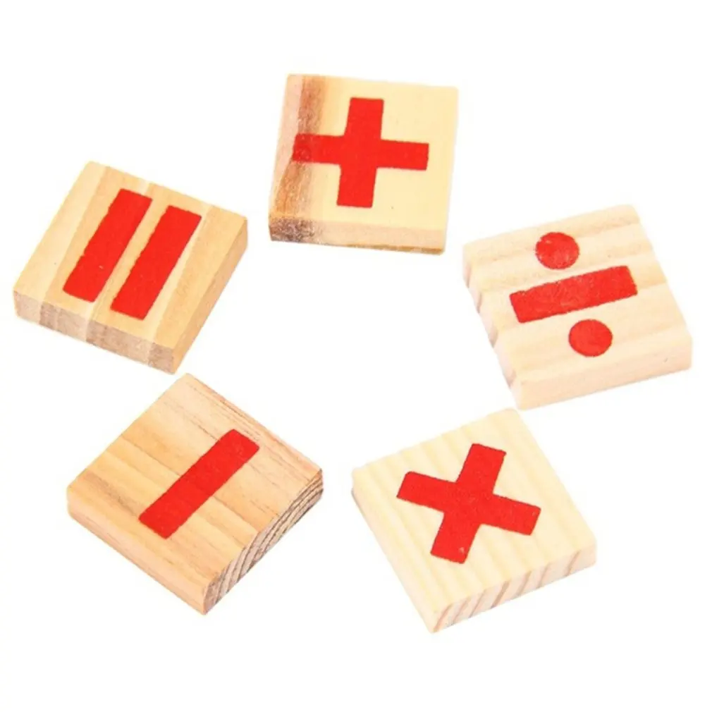 

1set Montessori Wooden Number Math Game Sticks Mathematics Early Learning Counting Educational Toys Children Kids Gifts