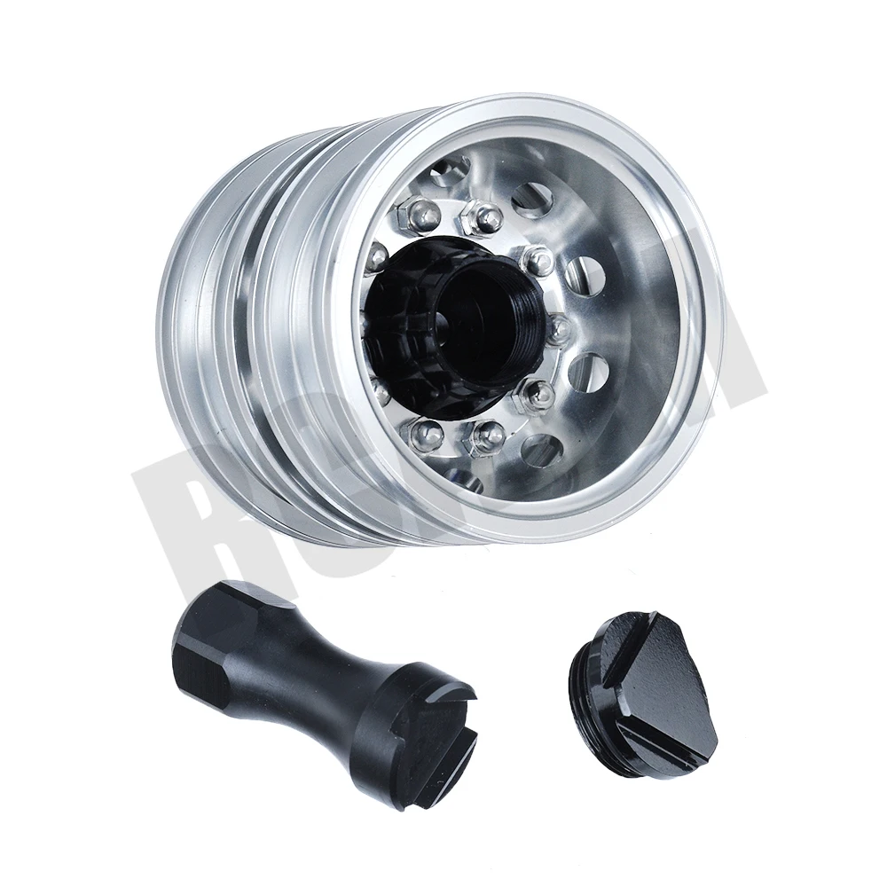 2 шт. высокое качество CNC металлический сплав передний задний обод ступицы колеса