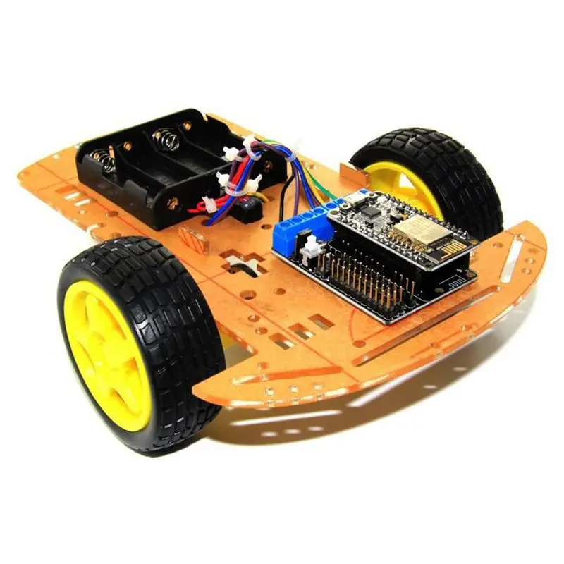 Умный автомобильный комплект ESP8266 WiFi управление Lua 2WD ESP NodeMCU умный автомобиль для Arduino