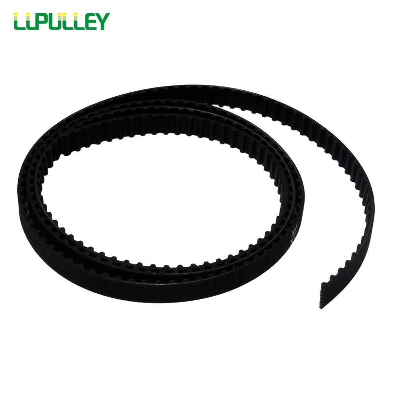 

LUPULLEY XL15 Opening Belt Width 15mm Black Color Steel Core Rubber Fiberglass Timing Belt Rubber Timing Belt For CNC