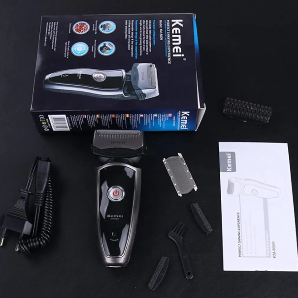 

Reciprocating 3-Blade Electric Shaver Men's Razor Rechargeable Beard Razor Electric Shaver Trimmer Beard Shaving Machines