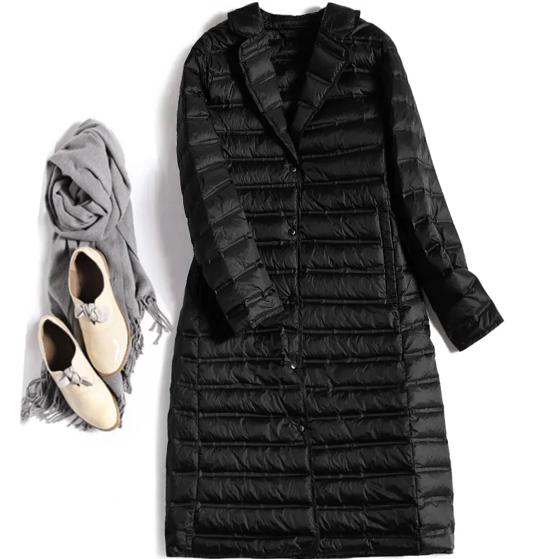 Женское длинное пальто Sanishroly с воротником ульсветильник кое пуховое парка