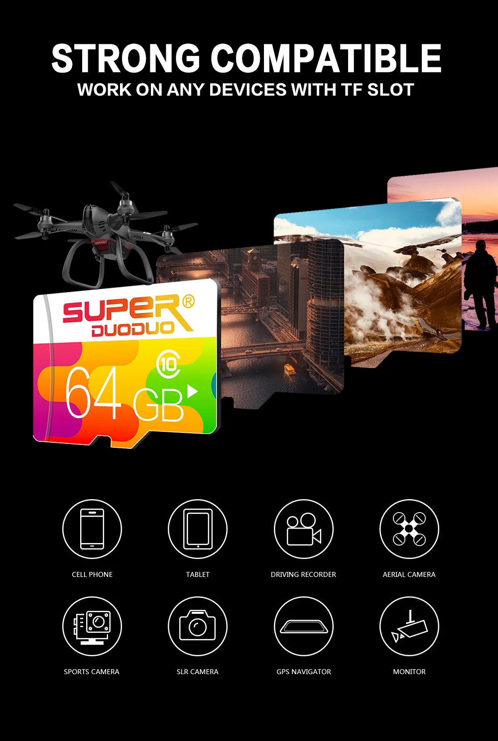 Карта памяти класса 10 8 ГБ 16 ГБ 32 ГБ micro sd карта 64 Гб 128 ГБ tarjeta microsd 32 Гб mini TF карта 4 Гб флэш-накопитель с бесплатным адаптером