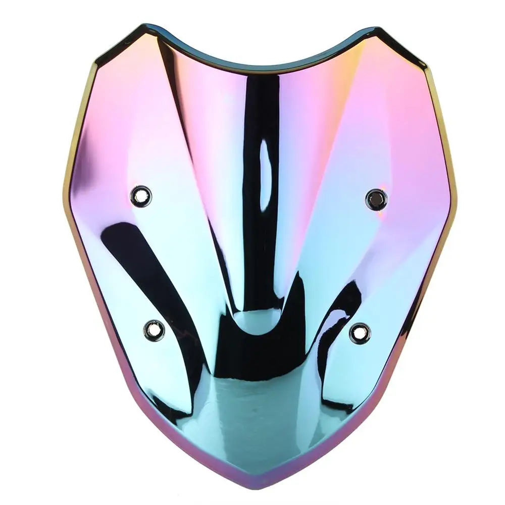 Лобовое стекло мотоцикла иридиевое лобовое черное с болтами винтами крепежными