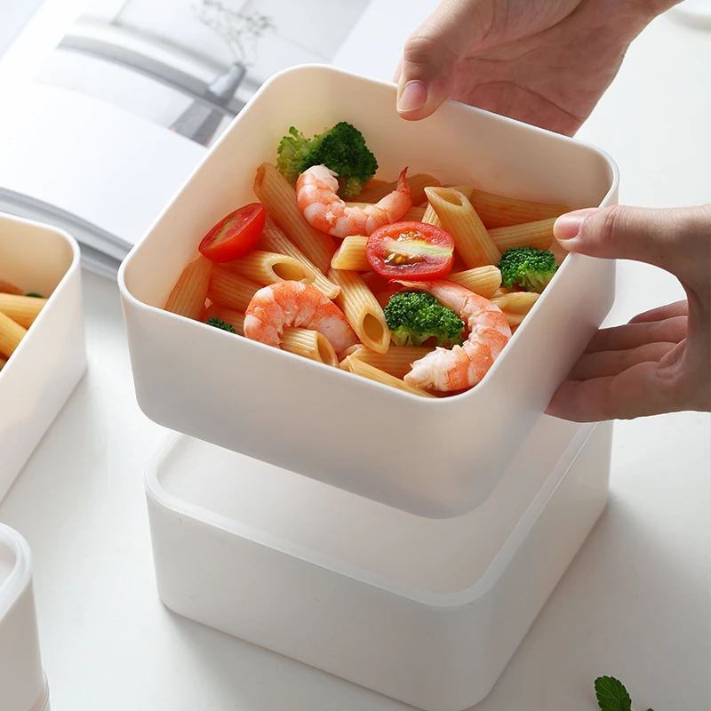 Ланч-бокс двойной слой 2 сетки Bento коробки японский контейнер для продуктов портативный Microwavable для детей офиса
