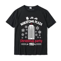 funny nakatomi plaza christmas party xmas gifts fun holiday tshirt camisas casual t shirts classic cotton men tops tees casual