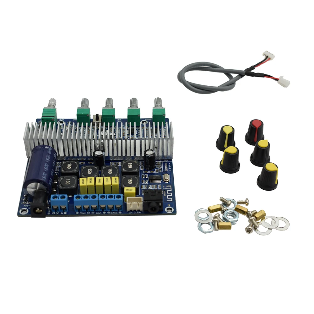 TPA3116D2 DC12V-24V Bluetooth 4,2 сабвуфер аудио усилитель плата 2,1 канальный мощность 2*50 Вт+ 100 Вт TPA3116 усилитель H2-001