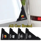 2 шт. товары для предотвращения столкновений на двери автомобиля, автомобильные аксессуары с логотипом для Fords Focus 2 3 MK2 MK3 Fiesta MK7 Mondeo MK4 Ranger, Fusion KA