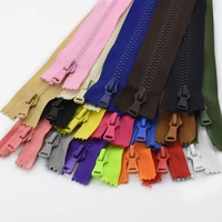 2pcs 5 152025 cm resin zipper close end auto lock eco colorful plastic zipper for clothing