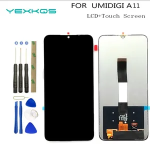 6 3for umidigi a11 lcd display touch screen glass panel digitizer assembly 100 tested for umi umidigi a 11 smartphones part free global shipping