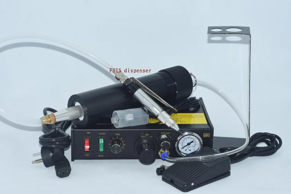 FHIS-982 Dispenser Semiautomatic Manual Glue Gun Single Liquid Dispensing Valve of Small Flow Handheld Tool | Инструменты