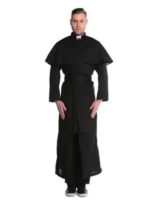 Костюм Монахини костюм на Хэллоуин драма Дева Мария священник пара для взрослых