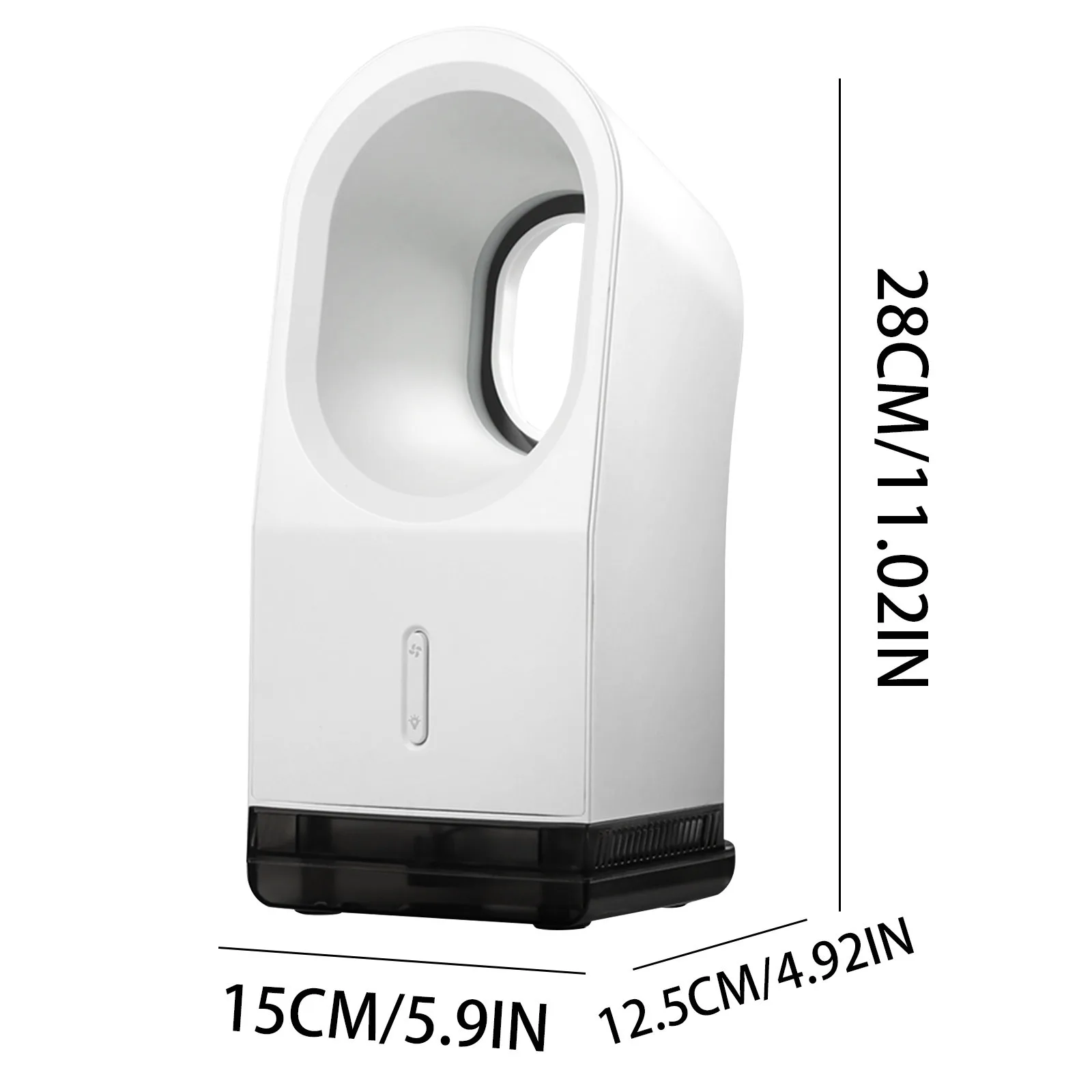 

Desktop Bladeless Air Conditioner Fan Night Light Cooling Cool Fan Low Noise Air Cooler Conditioner For Room Party Gift