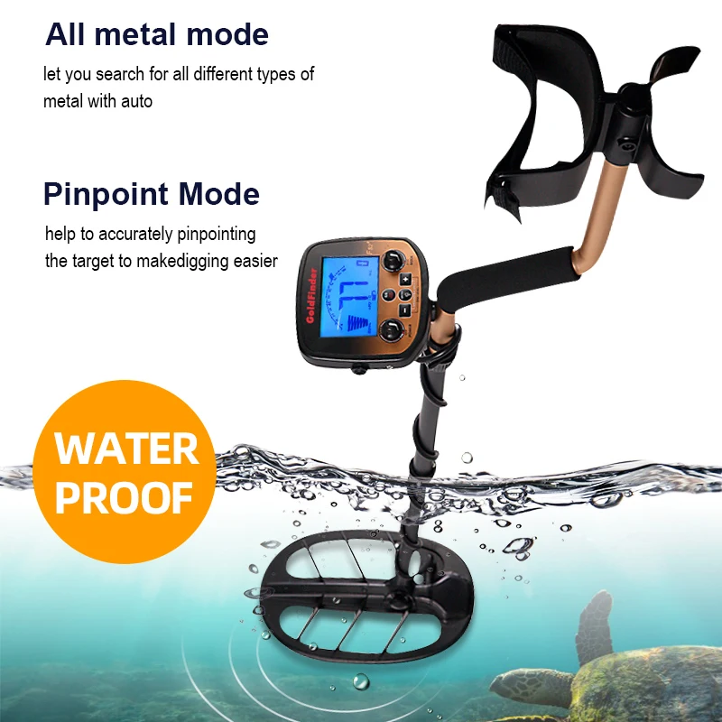 Профессиональный металлоискатель Gold Finder FS2 подземный Кладоискатель с частотой 19