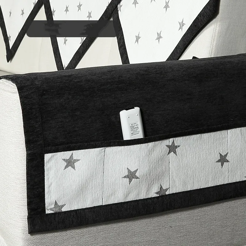 2020 Новые Креативные черно-белые чехлы для диванов декоративные Нескользящие