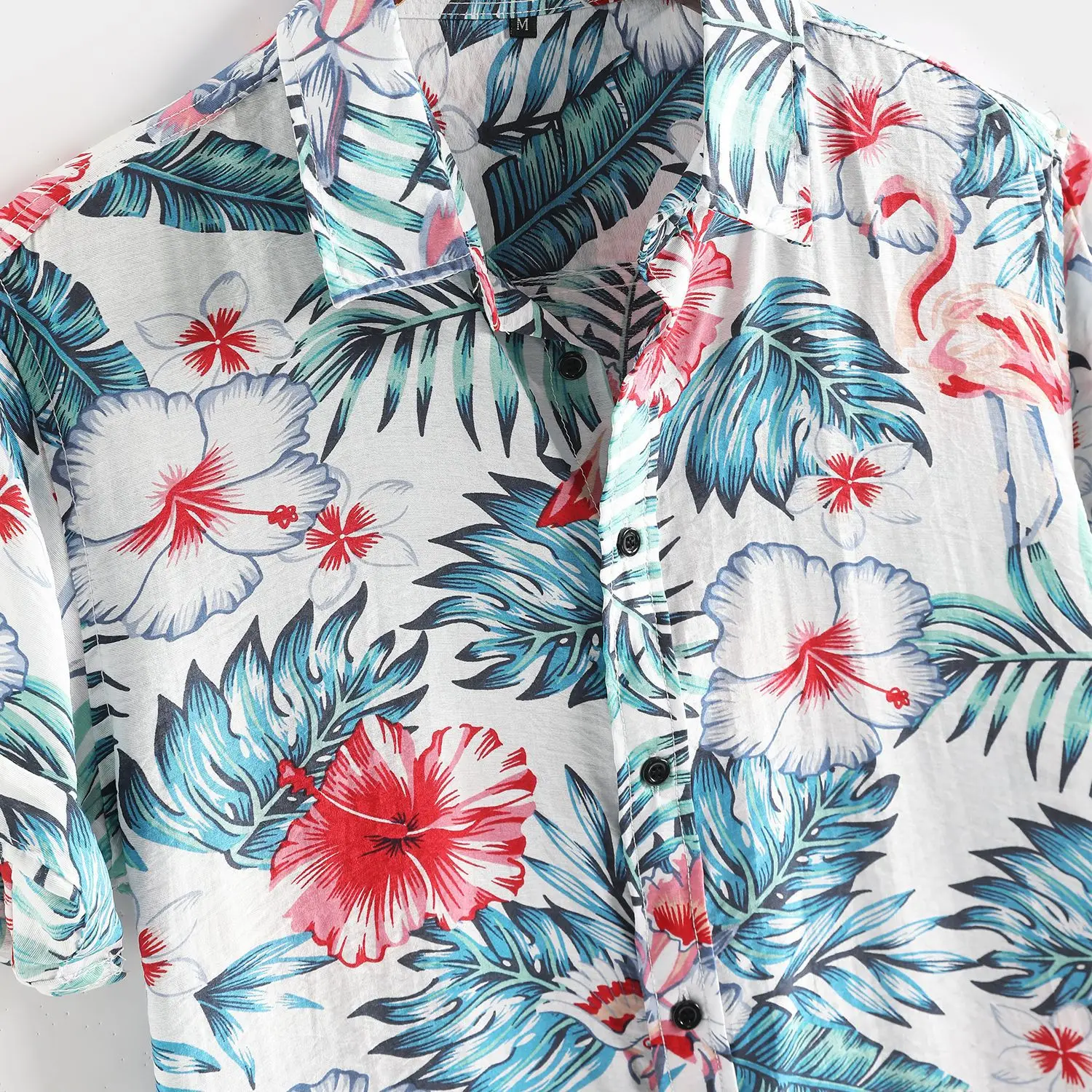 Рубашка мужская хлопковая с коротким рукавом Повседневная тонкая сорочка