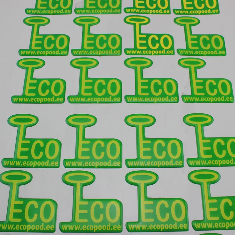 Цветная эпоксидная купольная наклейка на заказ из эпоксидной смолы прозрачная