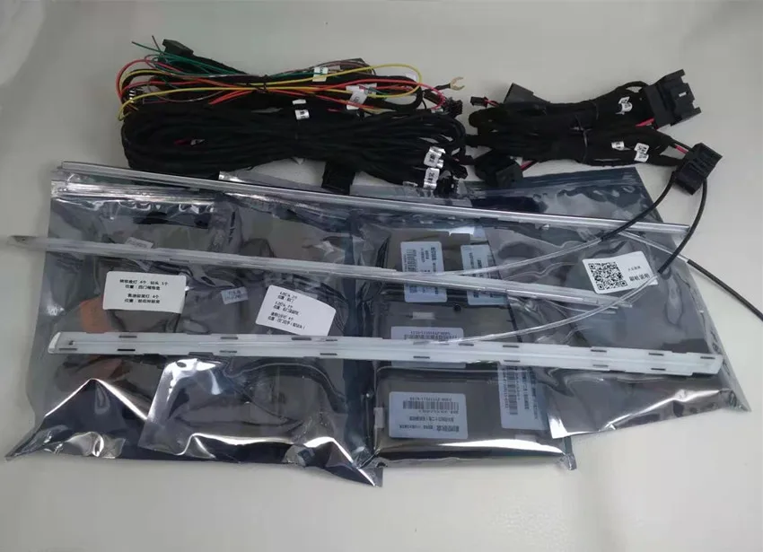 Многоцветный светодиодный окружающей среды светильник обивки двери атмосфера