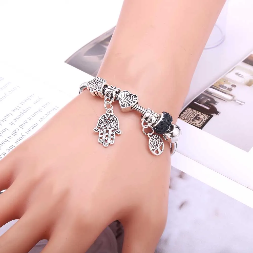 Charm Bracelet &amp Bangles Dropshipping Faith Beads Bracelets Brands Fit Women Girl Friendship Gift Jewelry | Украшения и