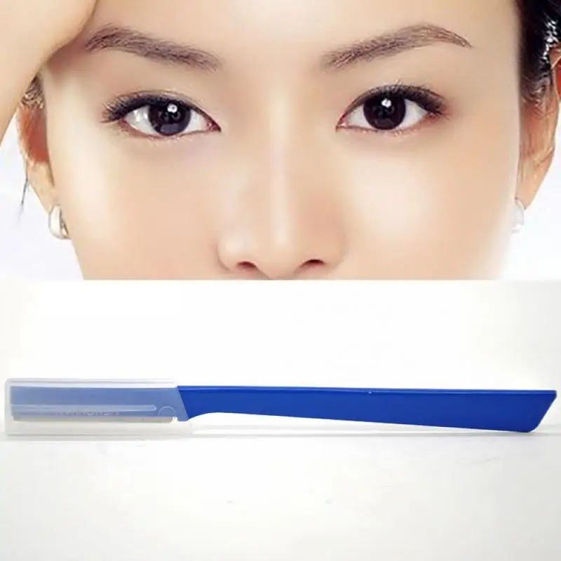 Нержавеющая сталь бровей нож триммер Красота кистей для макияжа лезвия бритвы