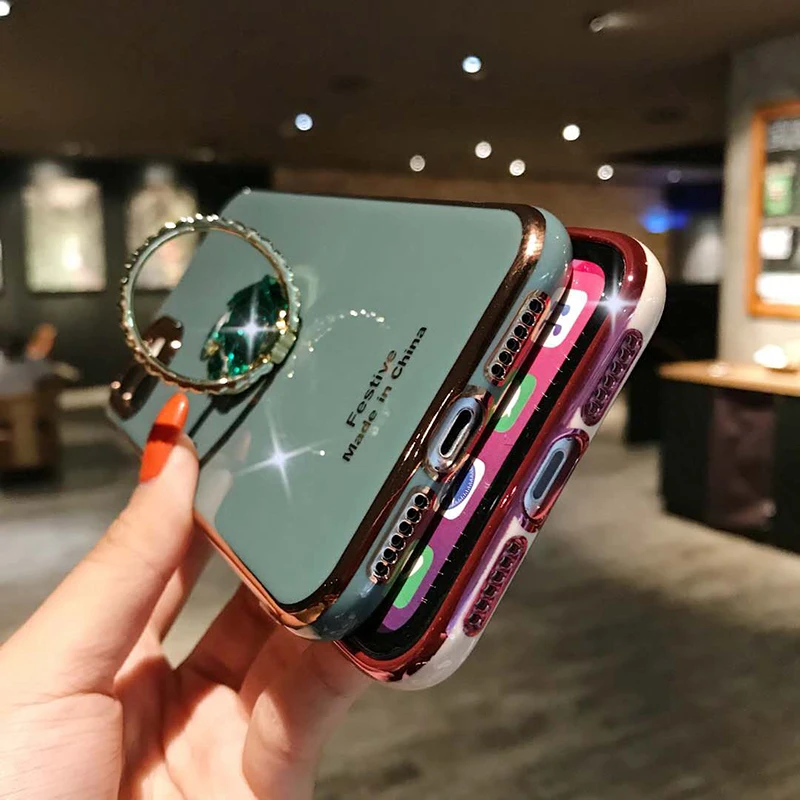 Великолепный чехол для телефона iphone 11 pro max X Xs XR с кронштейном 7 8 6 6s plus чехлы |