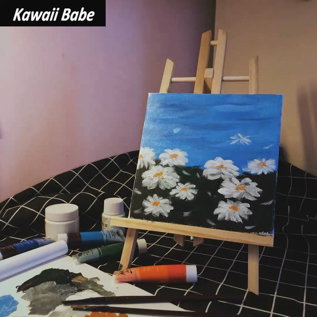 Товары для рукоделия живопись деревянный мольберт Ins Мини альбом Сделай Сам