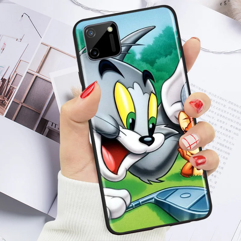 

Funny Cartoon Cute Cat And Mouse For OPPO Realme C2 C3 C11 C12 C15 C17 X2 X3 X7 XT X50 Q2 Q2i V3 V5 V15 Pro Phone Case