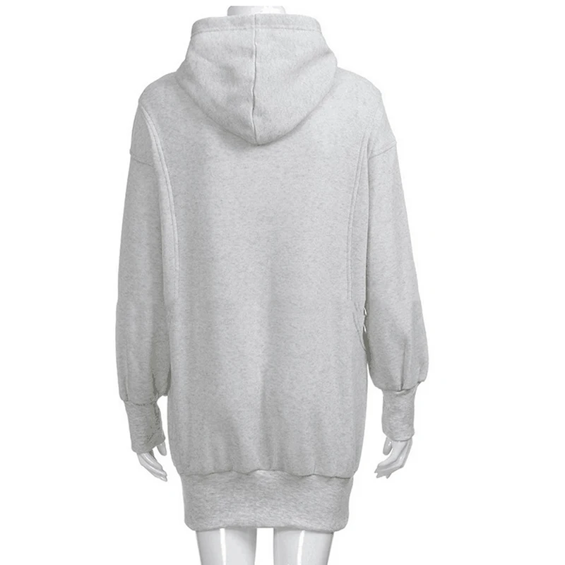 

Sweatshirt Women Long Hoodie Fashion Solid Color Clothes Hoodies Pullover Coat Hoody Sweatshirt feminino Tracksuit Women